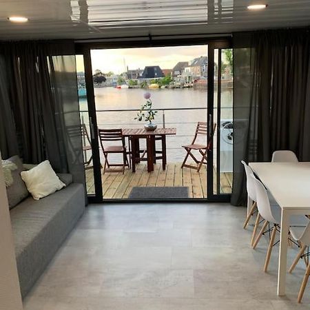 Unique New Houseboat Moored 4 Zwartsluis Exterior foto