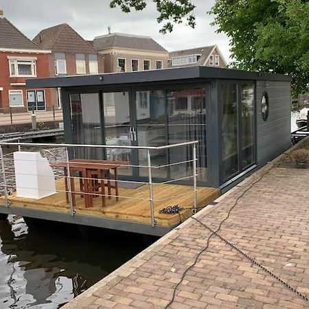 Unique New Houseboat Moored 4 Zwartsluis Exterior foto